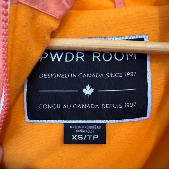 PWDR Room Jacket in Orange/Coral in Geometric Pattern - Picture 4 of 10